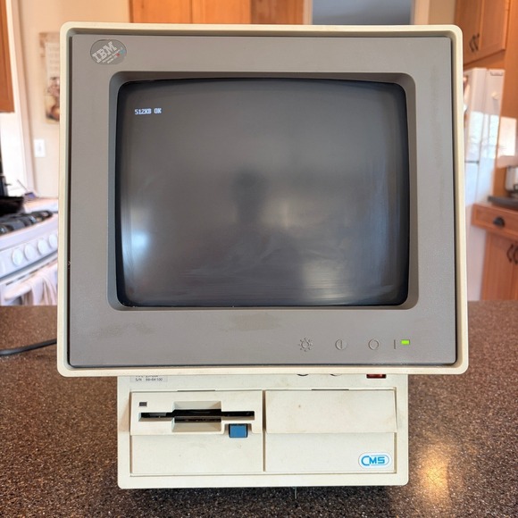 Ibm Other - IBM PS/2 Model 25 All-in-One Computer Vintage 512KB RAM Beige Type 8525